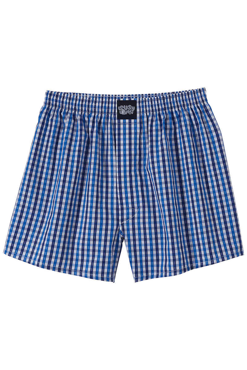 Lousy Livin Underwear Check Boxershorts (directoire blue)