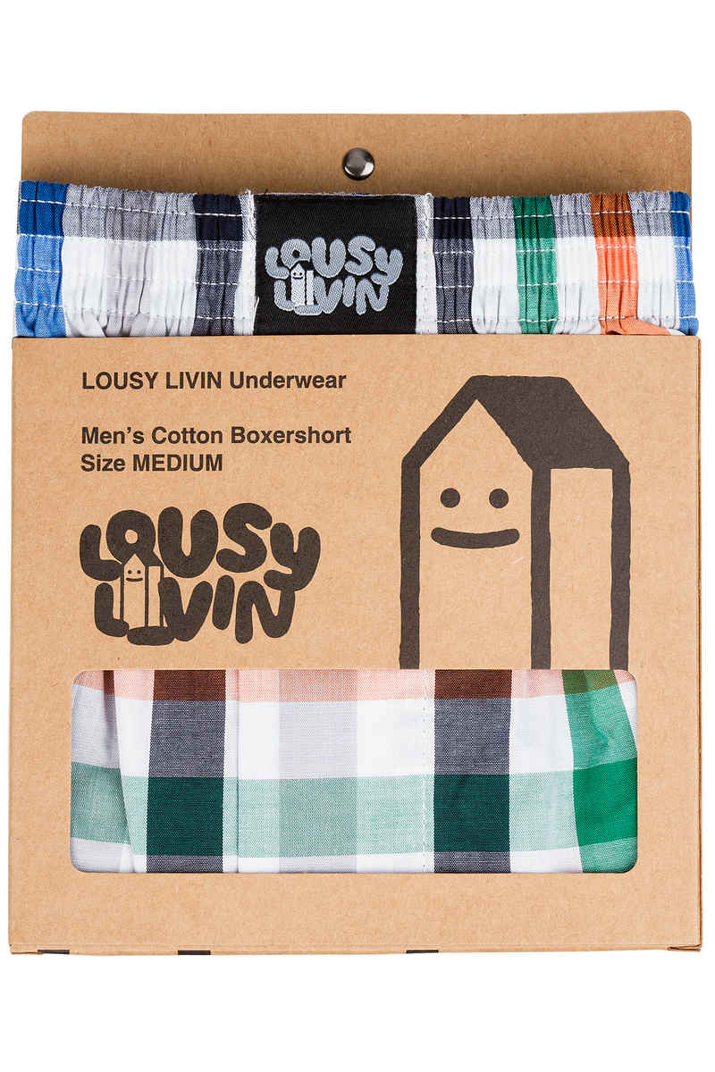 Lousy Livin Underwear Check Boxershorts (blue dive)