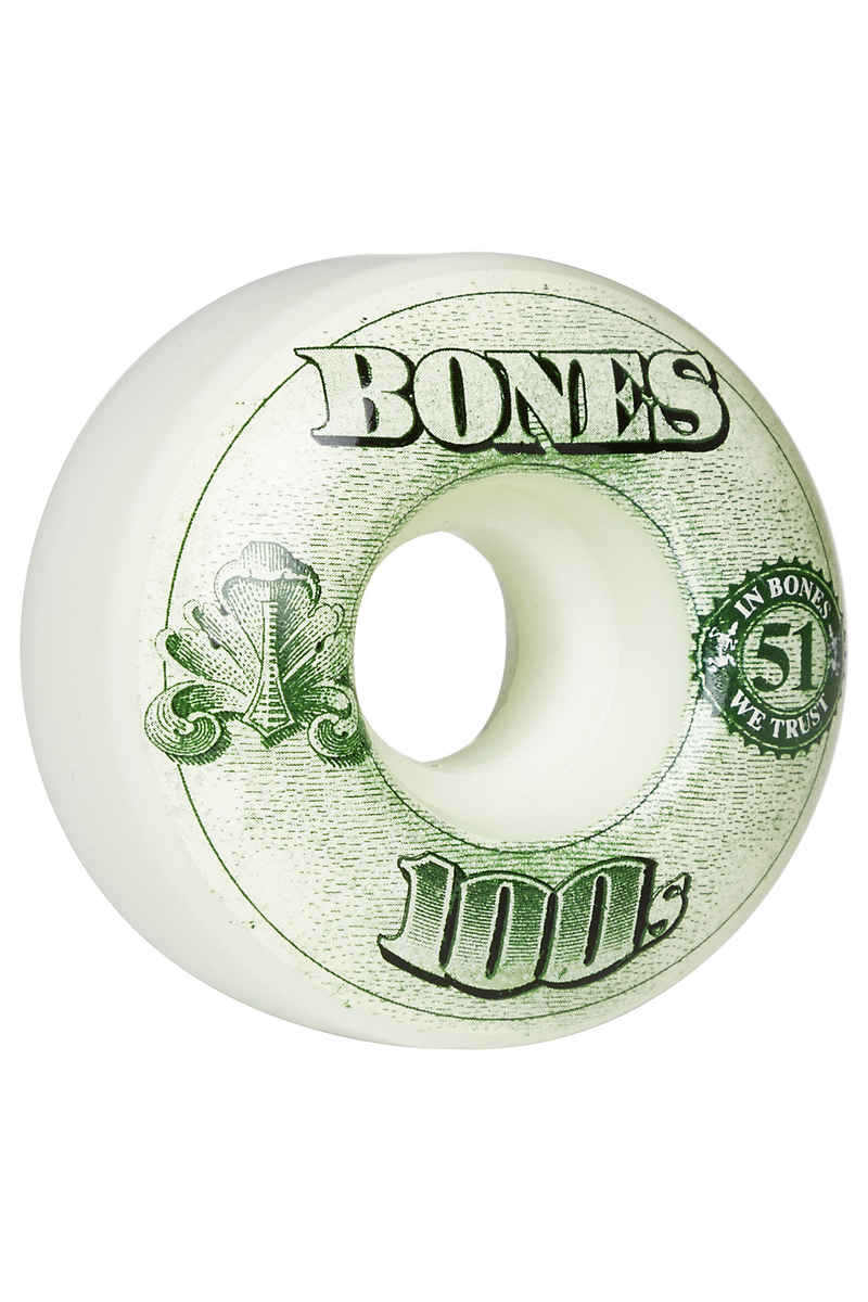 Bones 100's-OG #16 Rollen (white) 51mm 100A 4er Pack