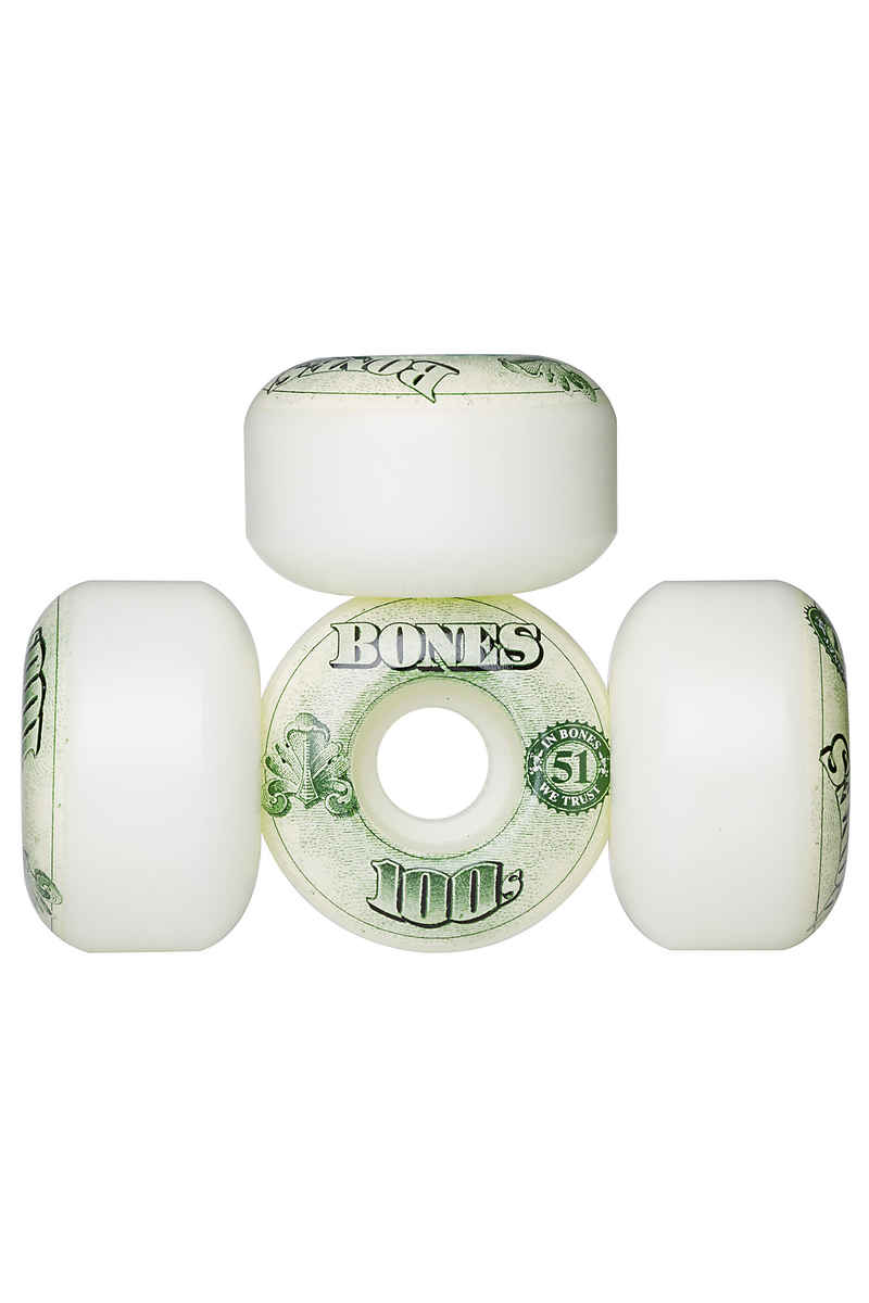 Bones 100's-OG #16 Rollen (white) 51mm 100A 4er Pack