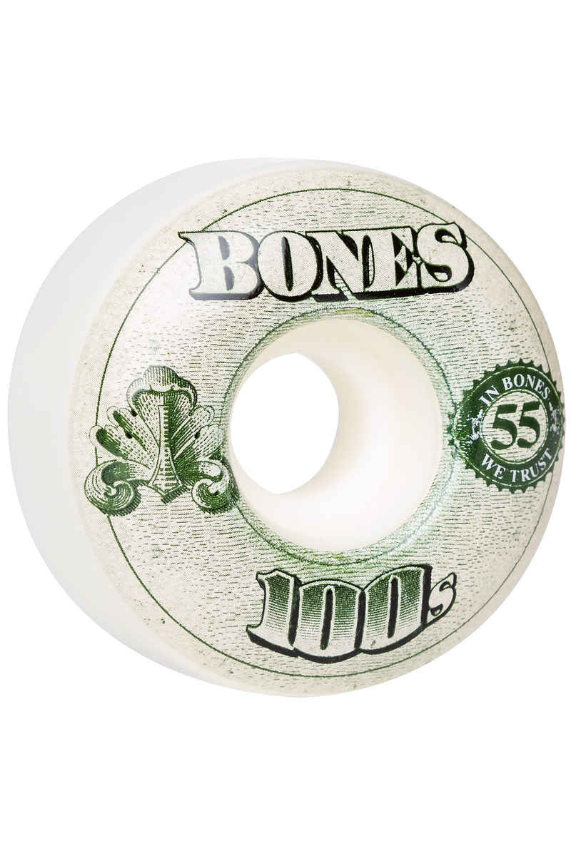 Bones 100's-OG #16 Wheels (white) 55mm 100A 4 Pack