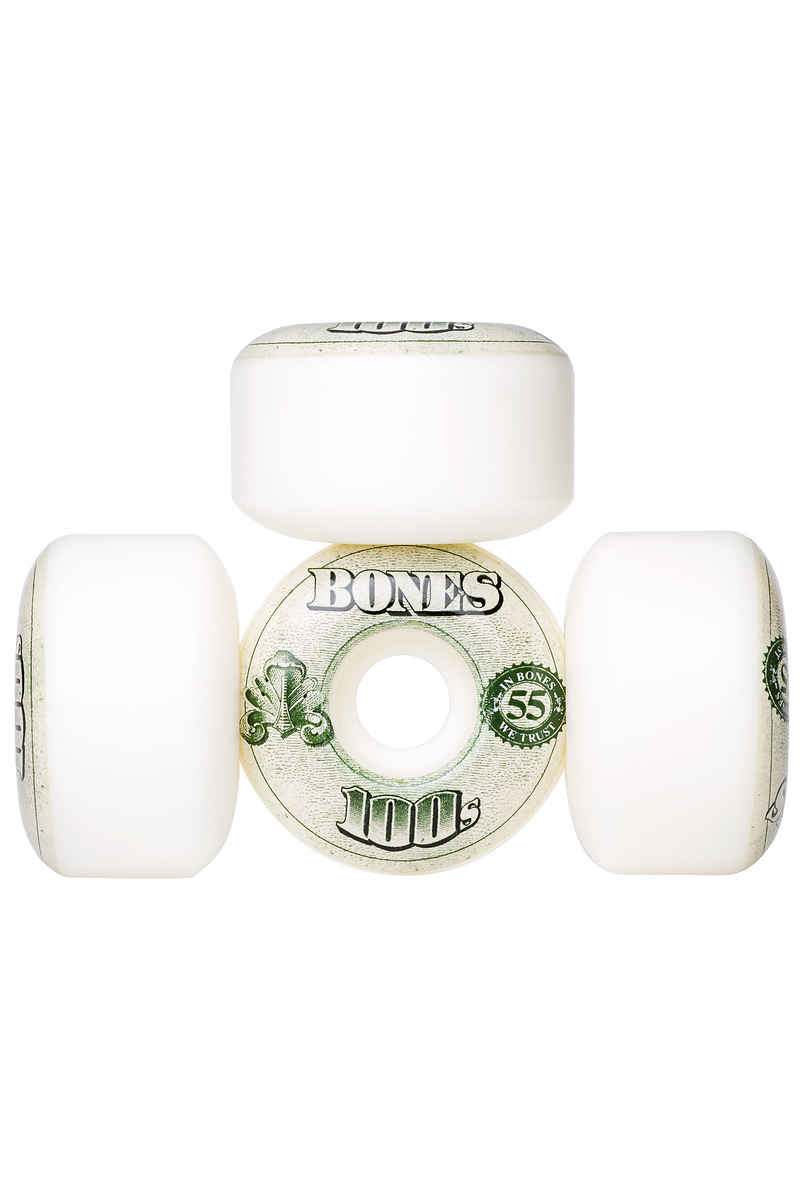 Bones 100's-OG #16 Wheels (white) 55mm 100A 4 Pack