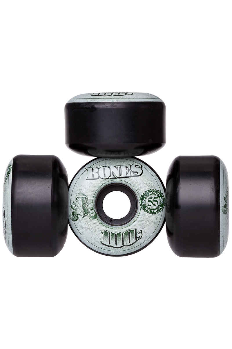 Bones 100's-OG #16 Wheels (black) 55mm 100A 4 Pack