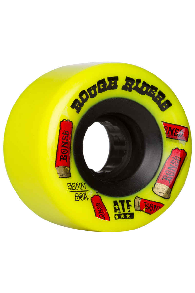Bones ATFormula Rough Riders Shotgun Roue (yellow) 56mm 4 Pack 80A