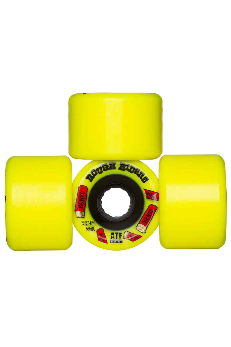 Bones ATFormula Rough Riders Shotgun Roue (yellow) 56mm 4 Pack 80A