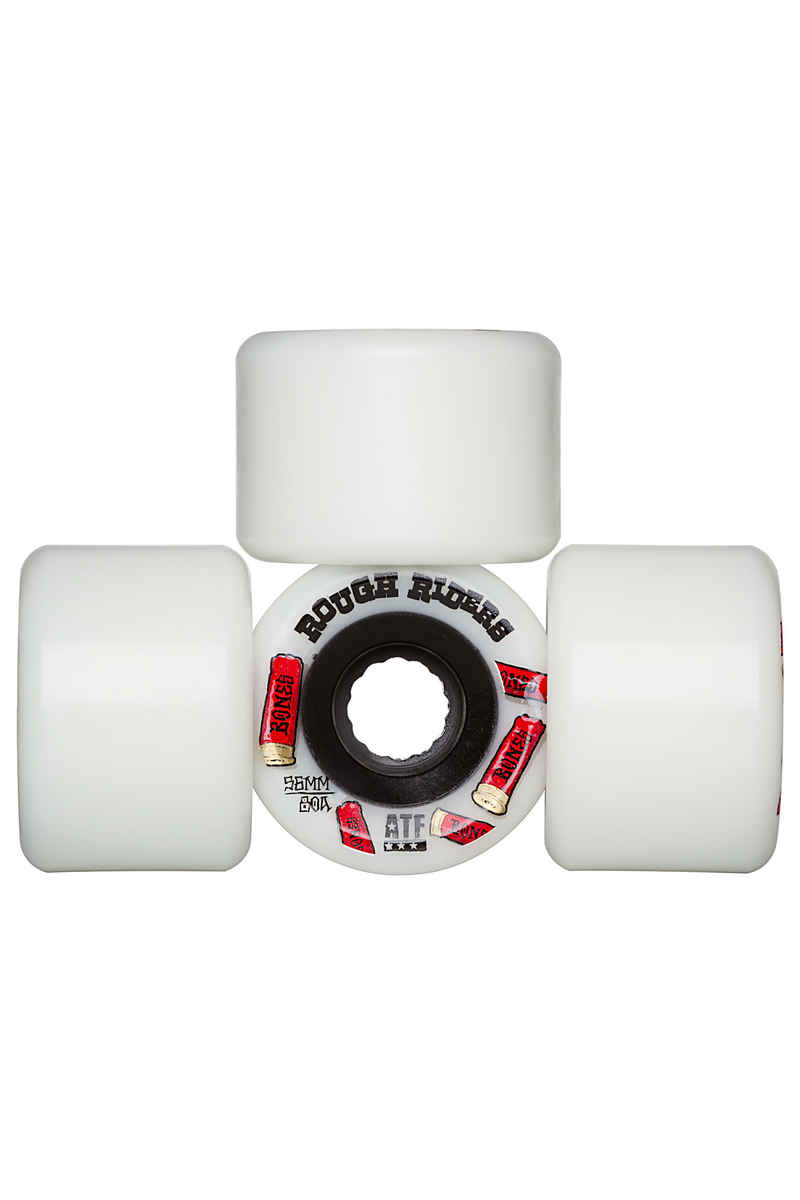 Bones ATFormula Rough Riders Shotgun Roue (white) 56mm 4 Pack 80A