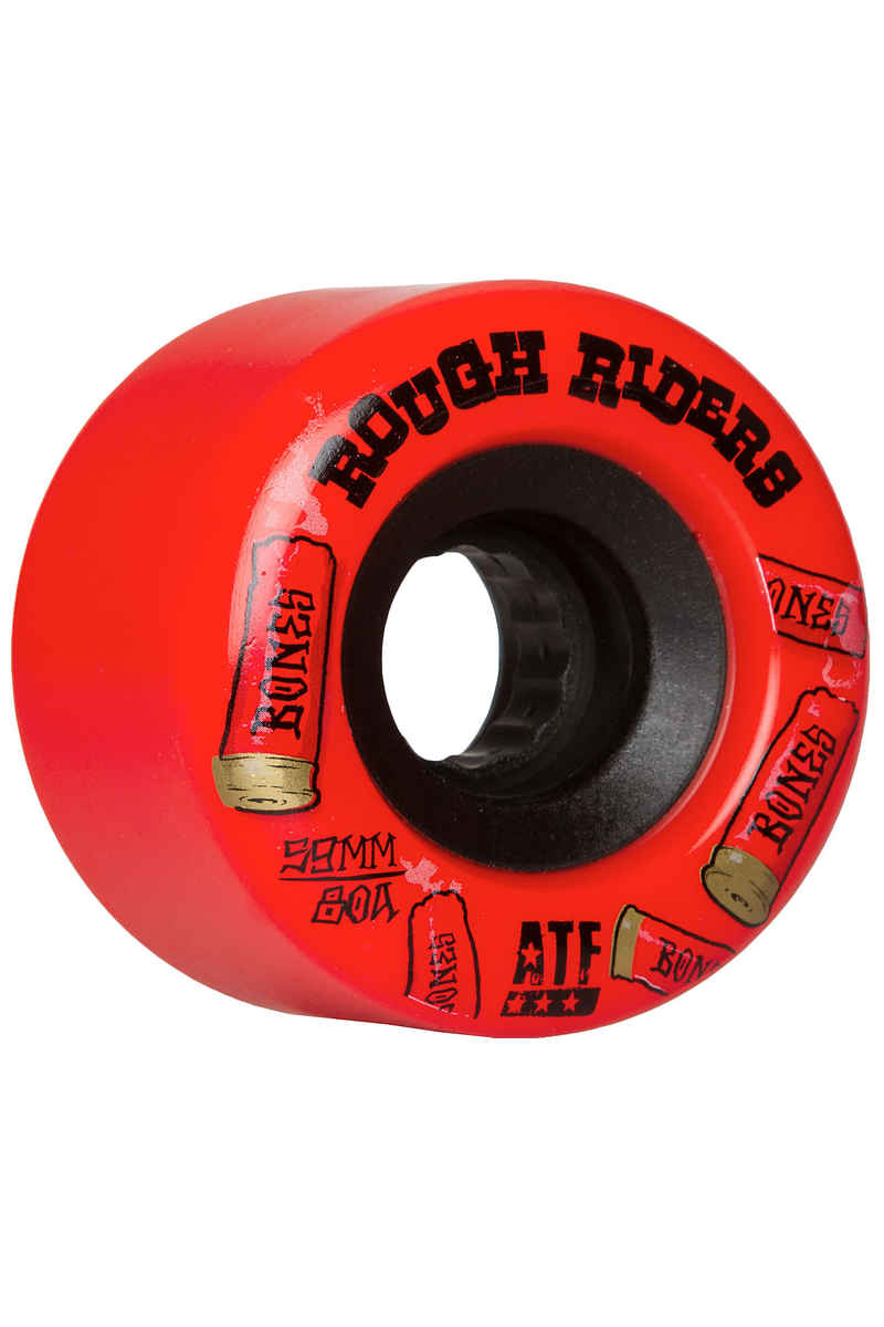 Bones ATFormula Rough Riders Shotgun Ruote (red) 59mm pacco da 4 80A