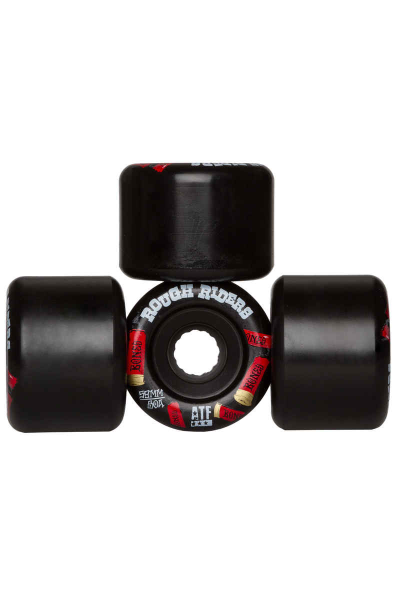Bones ATFormula Rough Riders Shotgun Ruote (black) 59mm pacco da 4 80A