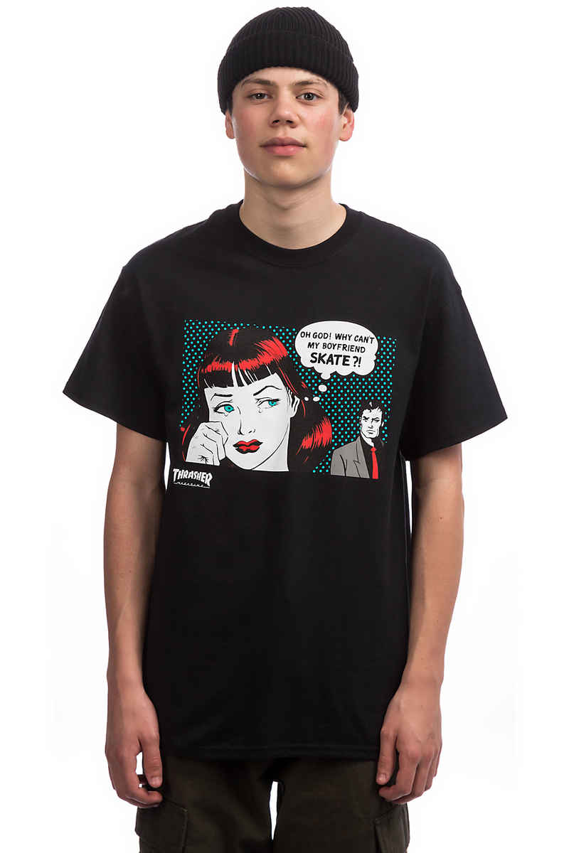 Thrasher New Boyfriend T-Shirt (black)
