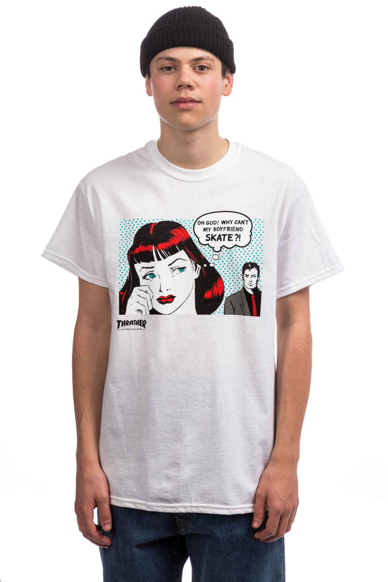 Thrasher New Boyfriend T-Shirt (white)