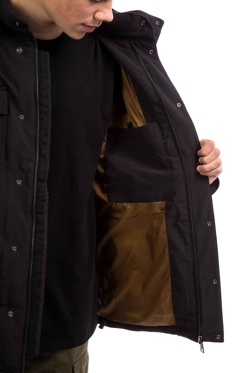Carhartt WIP Alpine Giacca (black hamilton brown)
