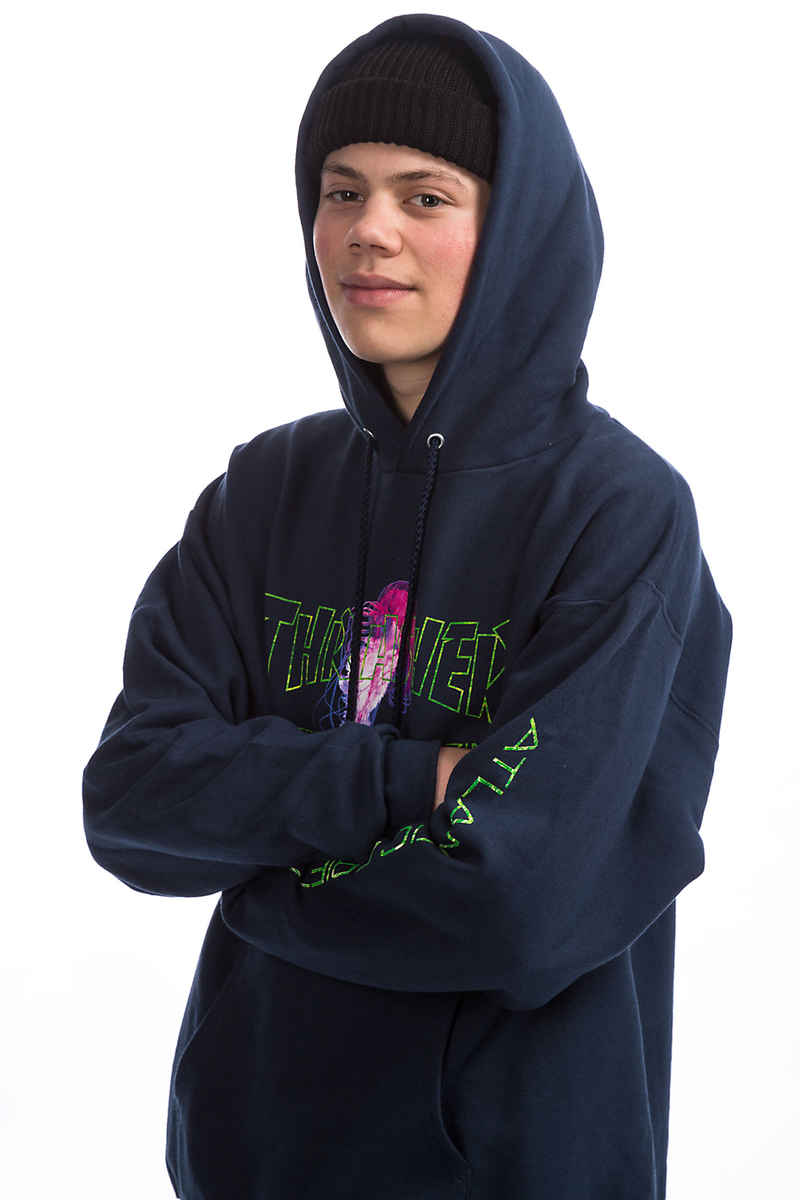 Thrasher Atlantic Drift Hoodie (navy)