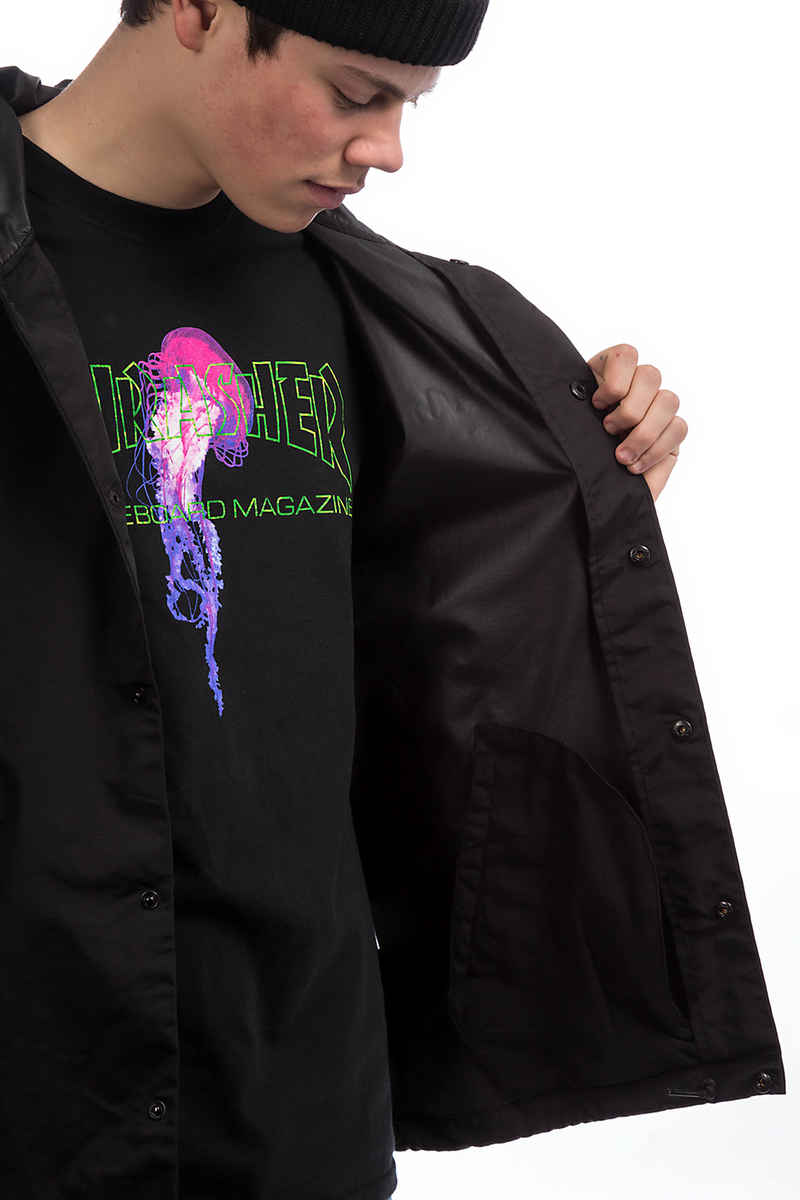 Thrasher Flame Mag Coach Veste (black)