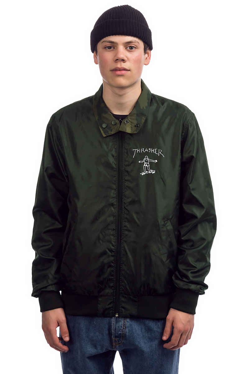 Thrasher Gonz Reversible Coach Jacke (black camo)