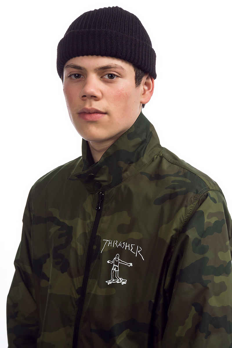 Thrasher Gonz Reversible Coach Jacke (black camo)