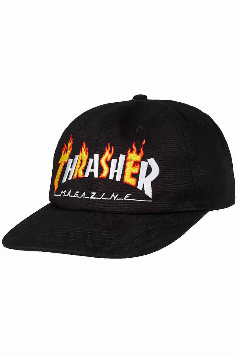 Thrasher Flame Mag Snapback Cap (black)