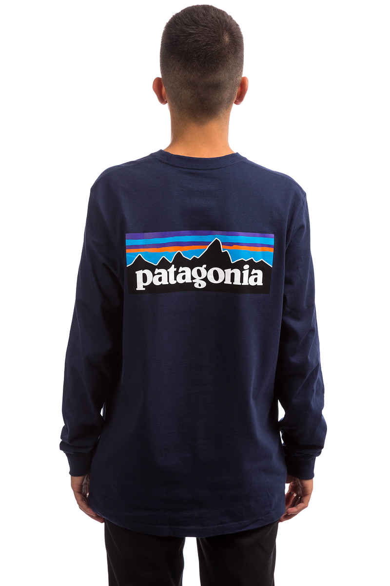 Patagonia P-6 Logo Responsibili Longsleeve (classic navy)