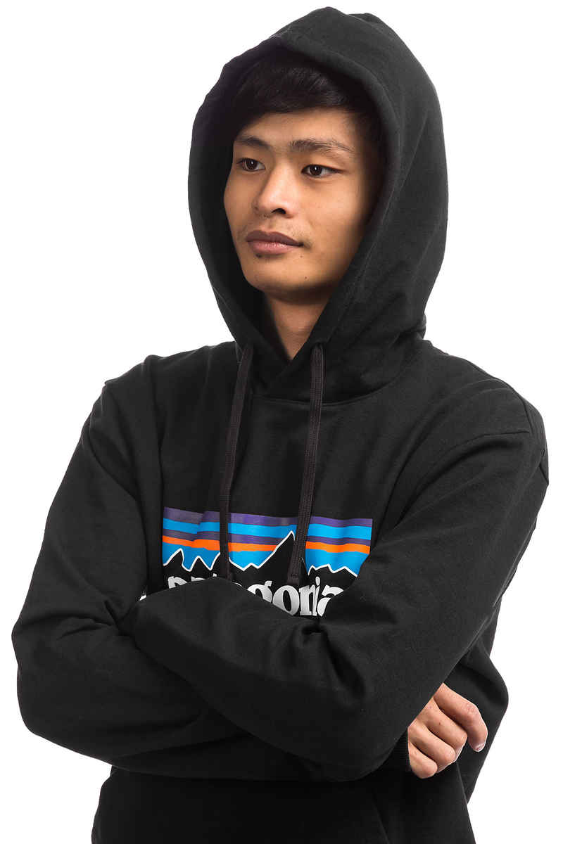 Patagonia P-6 Logo Uprisal sweat à capuche (black)
