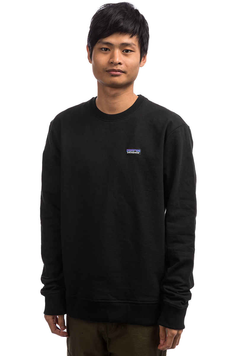 Patagonia P-6 Label Uprisal Sweatshirt (black)