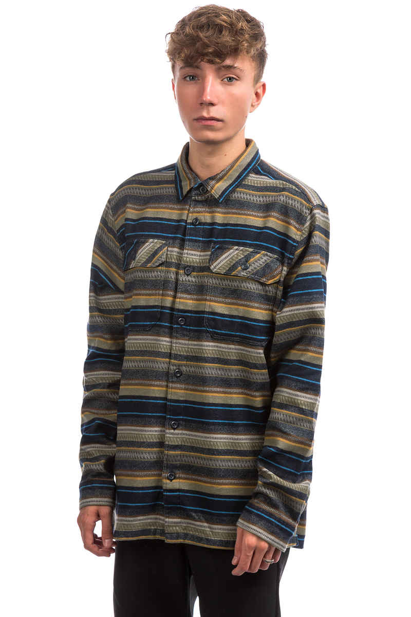Patagonia Fjord Flannel Chemise (folk dobby navy blue)