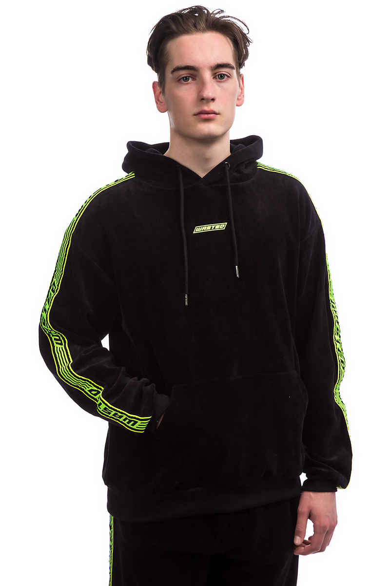 Wasted Paris Velvet Squadra Felpa Hoodie