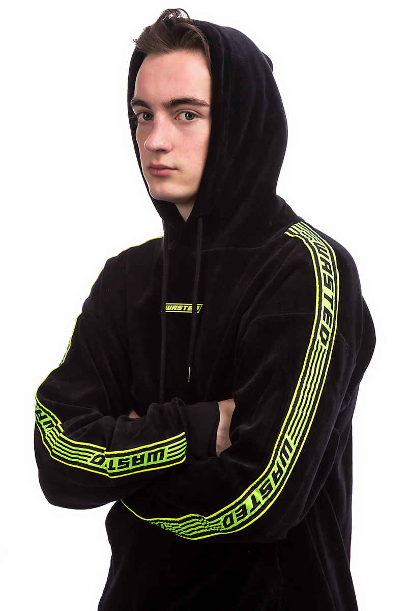 Wasted Paris Velvet Squadra Felpa Hoodie
