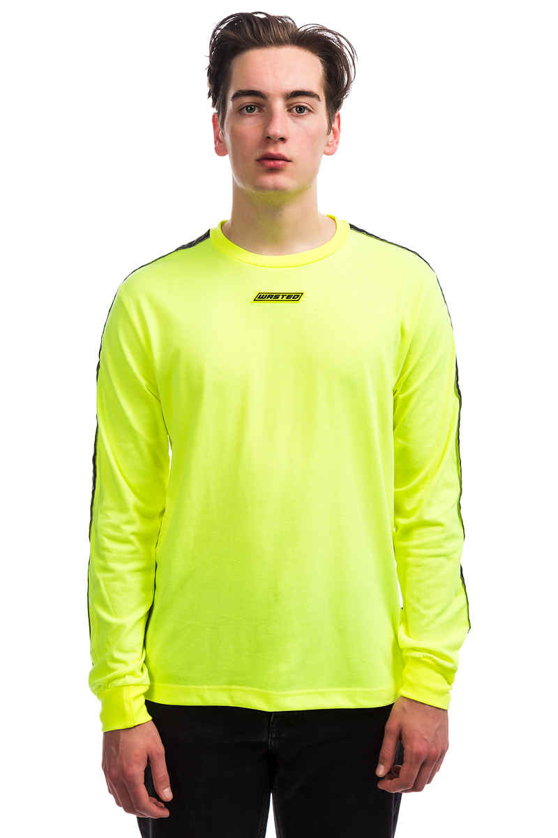 Wasted Paris Squadra Camiseta de manga larga (neon yello white)