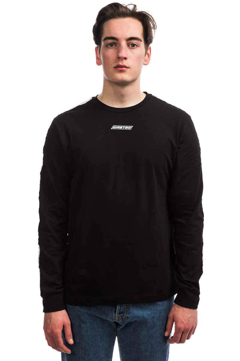 Wasted Paris Squadra Camiseta de manga larga (black white)