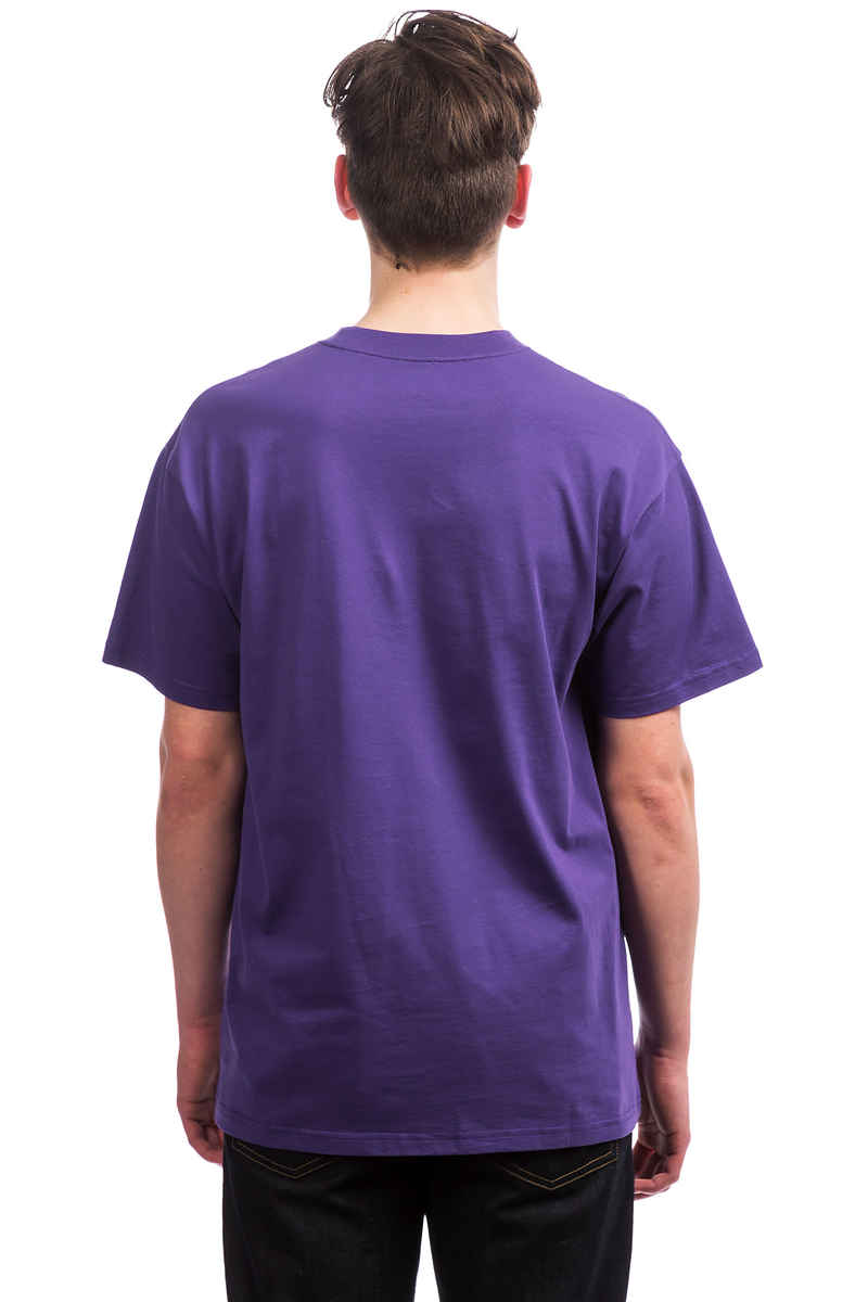 Carhartt WIP Script Embroidery T-Shirt (frosted viola black)