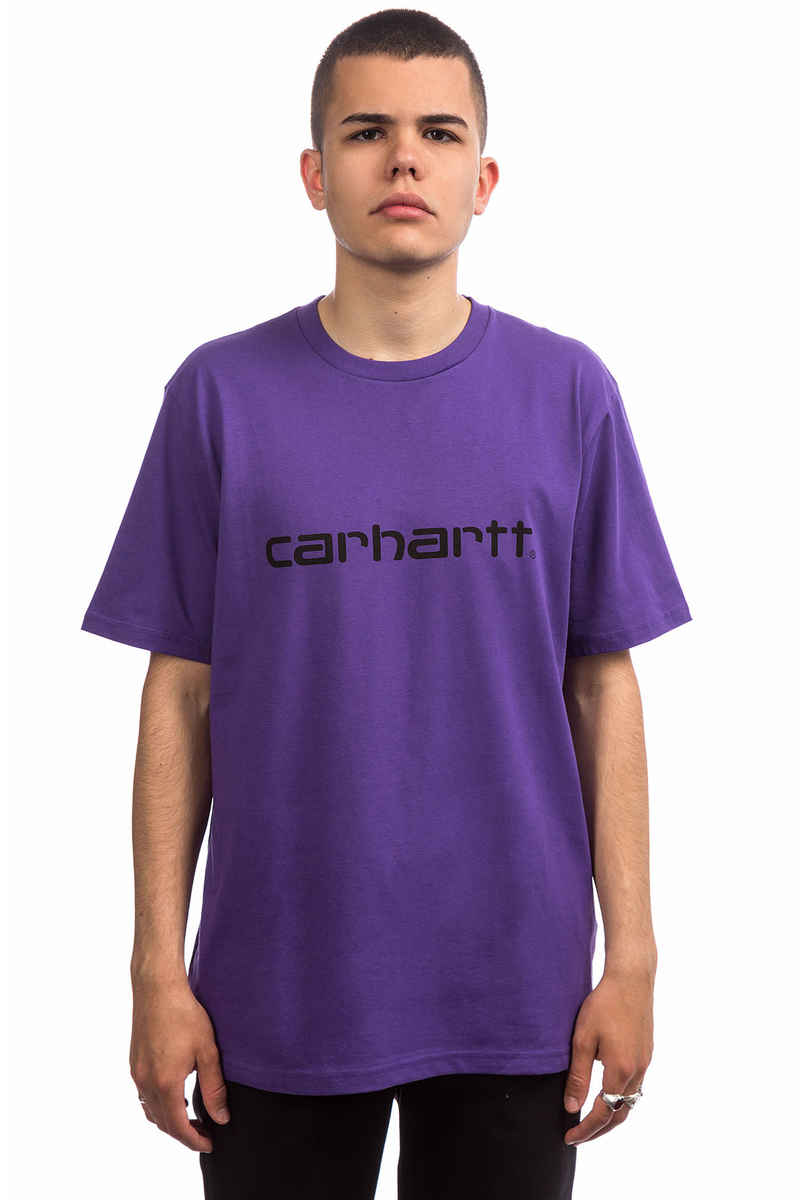 Carhartt WIP Script T-Shirt (frosted viola black)