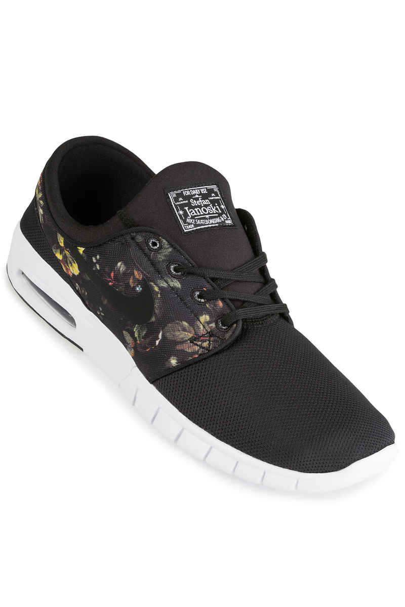 Nike SB Stefan Janoski Max Shoes (black multi color floral)