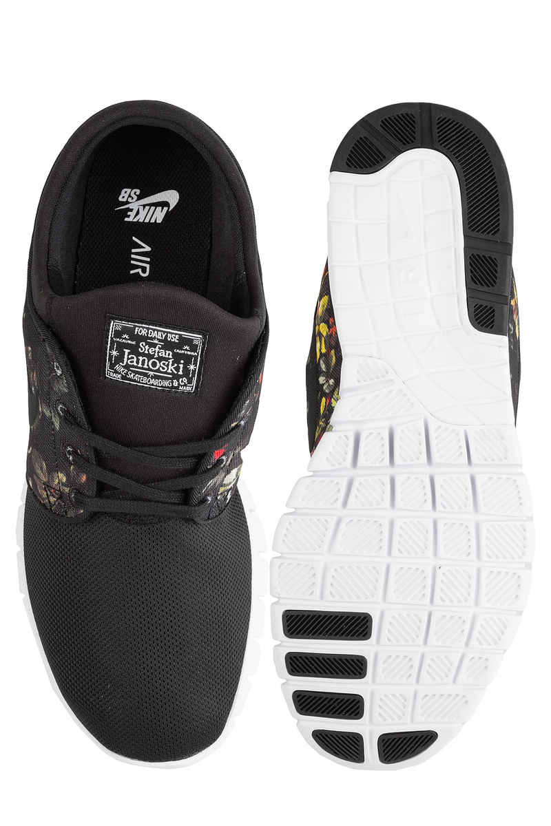 Nike SB Stefan Janoski Max Shoes (black multi color floral)