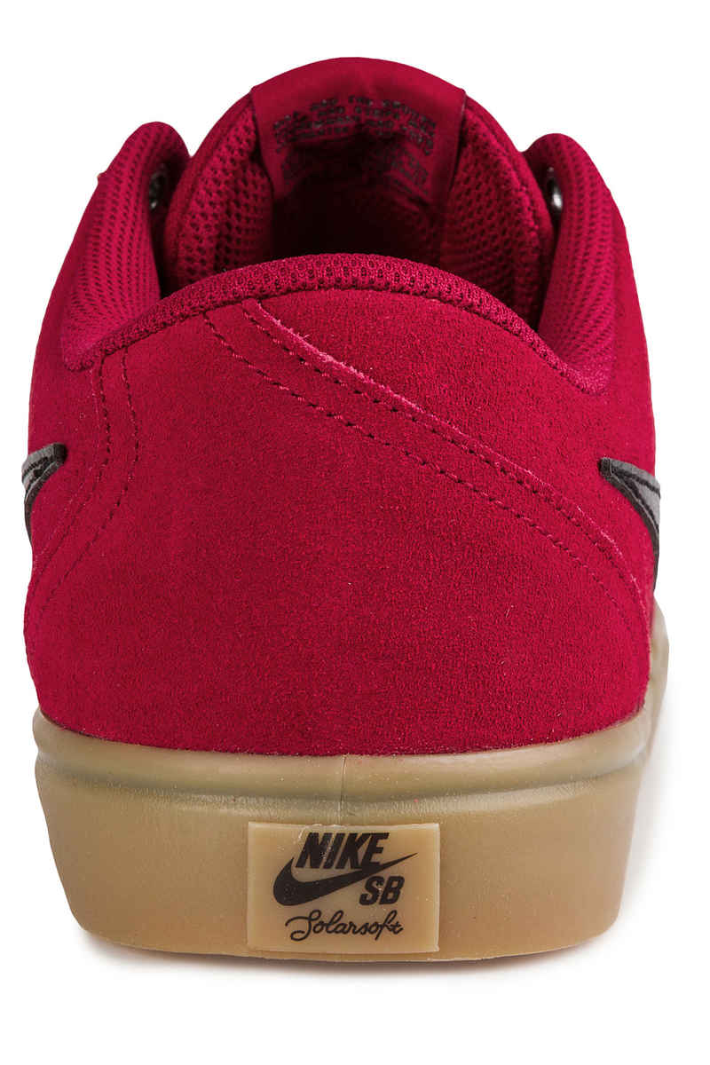 Nike SB Check Solarsoft Shoes (red crush gum)