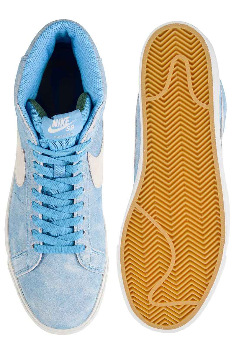 Nike SB x Lance Mountain Zoom Blazer Mid Schoen (university blue light bone)