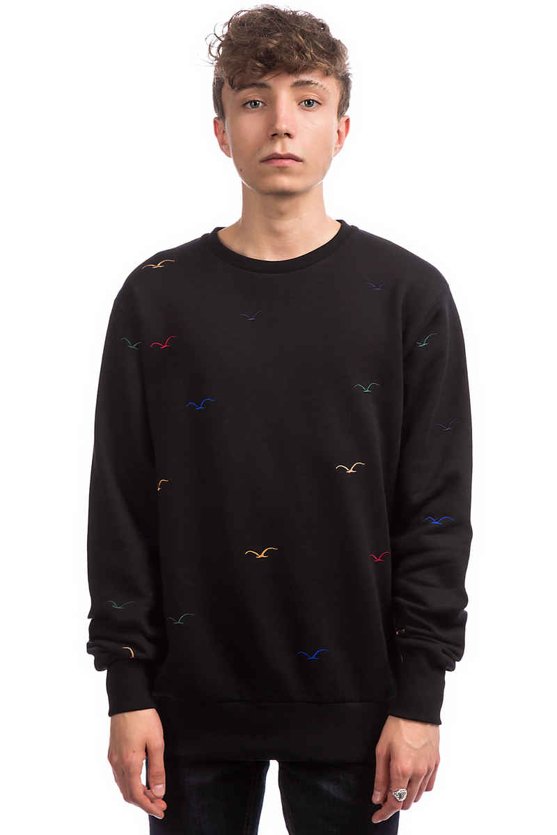Cleptomanicx Seagull 2 Sweatshirt (black)