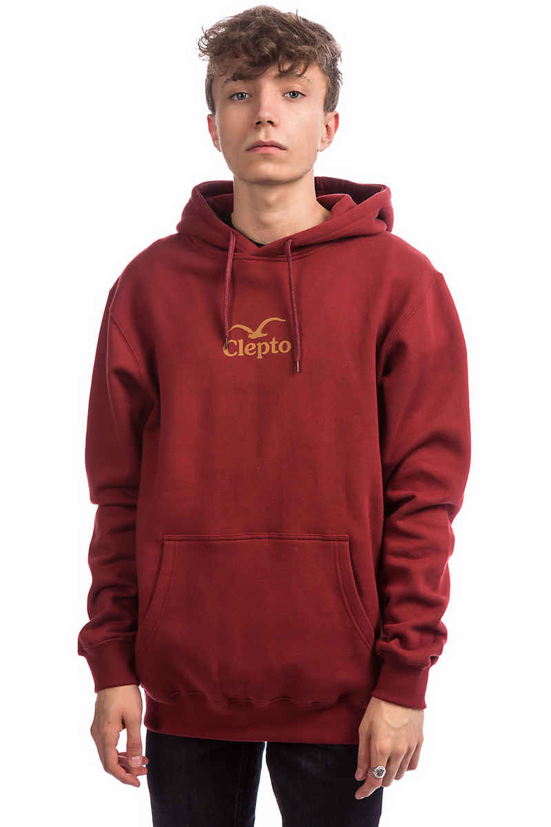 Cleptomanicx C.I. Hoodie (merlot red)