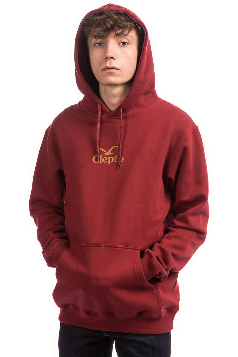 Cleptomanicx C.I. Hoodie (merlot red)