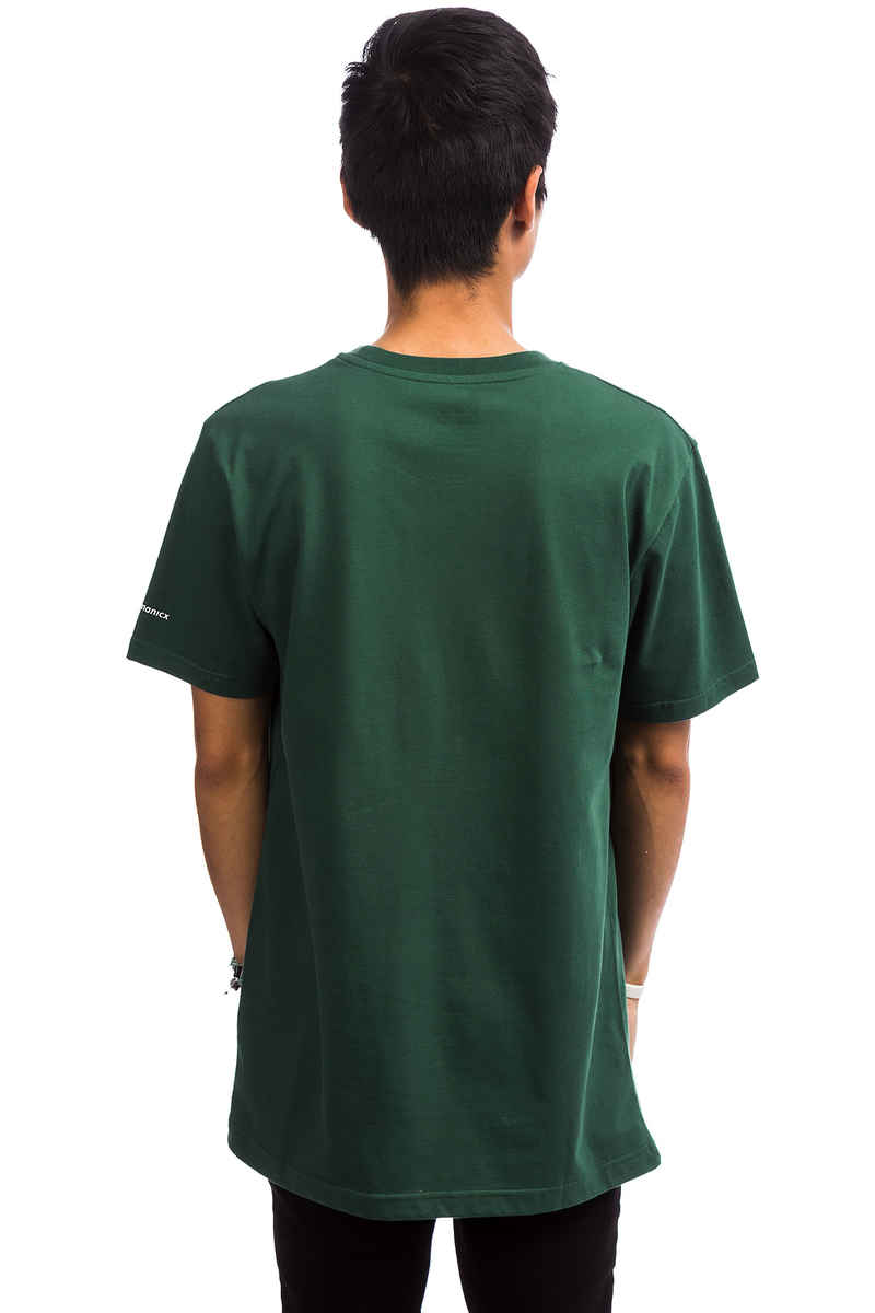 Cleptomanicx Möwe T-Shirt (bottle green)