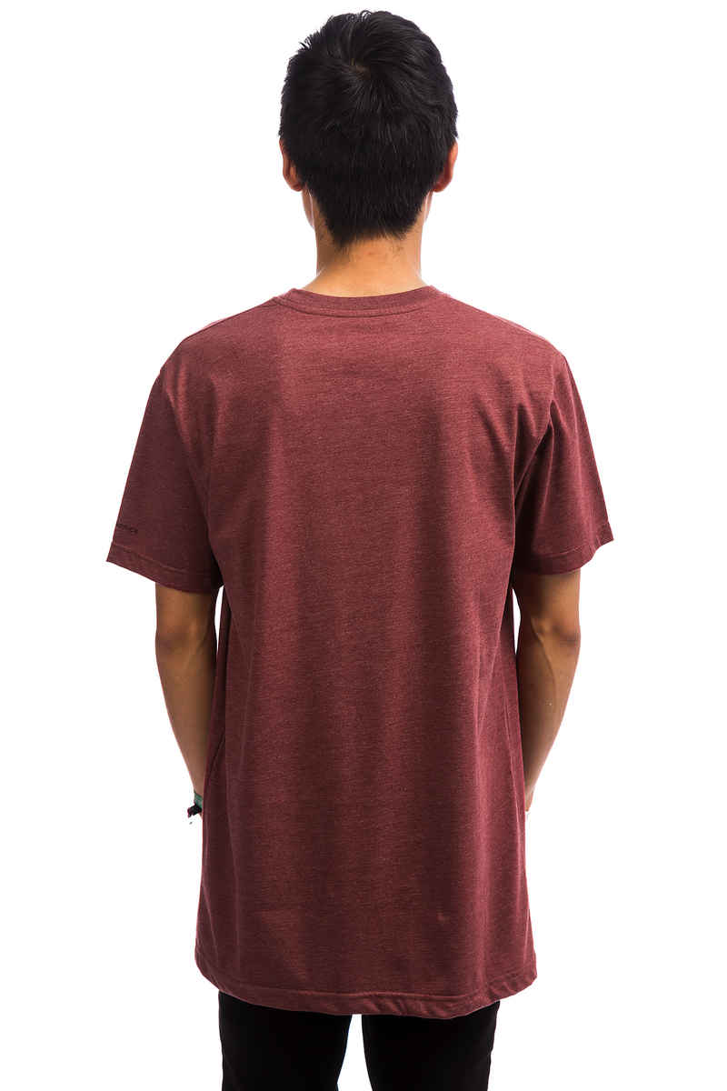 Cleptomanicx Möwe Tonal T-Shirt (heather merlot red)