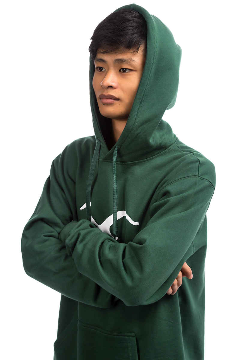 Cleptomanicx Möwe Hoodie (bottle green)