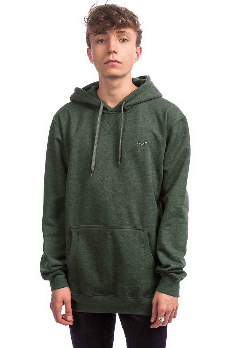 Cleptomanicx Ligull 2 Hoodie (heather dark olive)