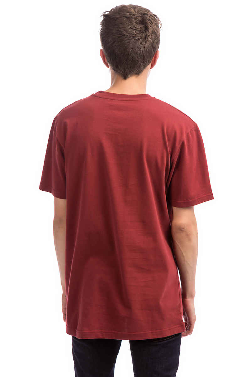 Cleptomanicx Ligull Regular T-Shirt (merlot red)