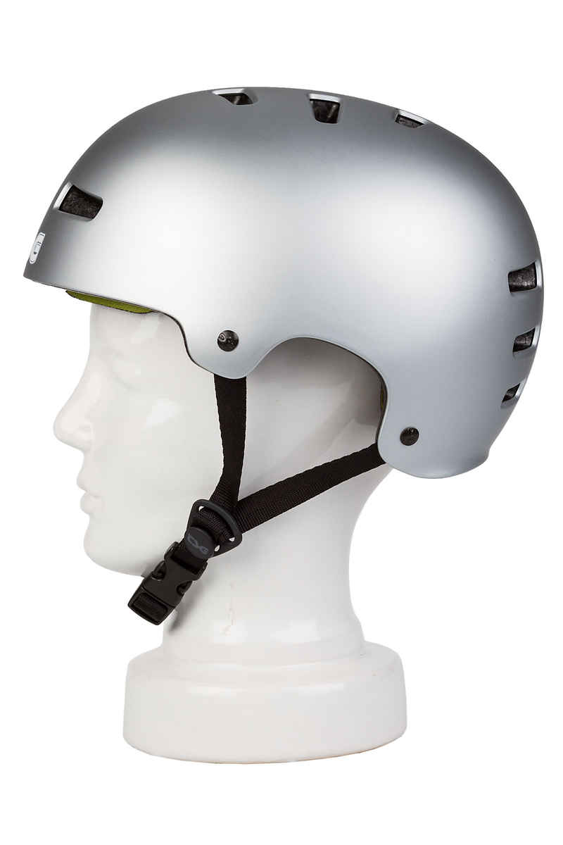 TSG Evolution-Solid-Colors Casco (satin silver)