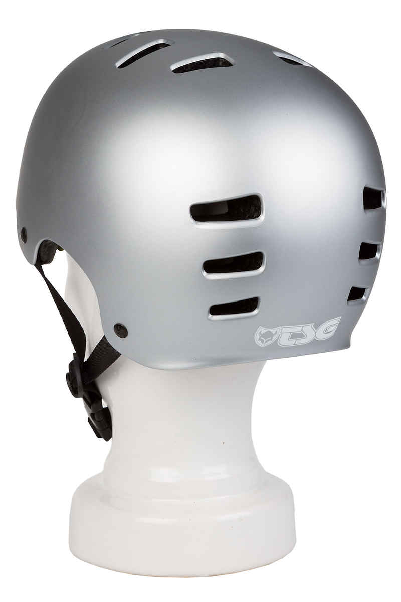 TSG Evolution-Solid-Colors Casco (satin silver)