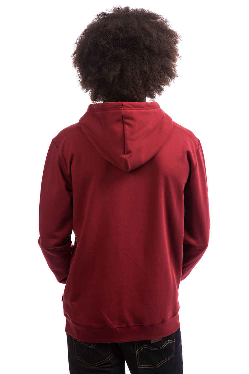 Cleptomanicx Ligull 2 Zip-Sweatshirt avec capuchon (merlot red)