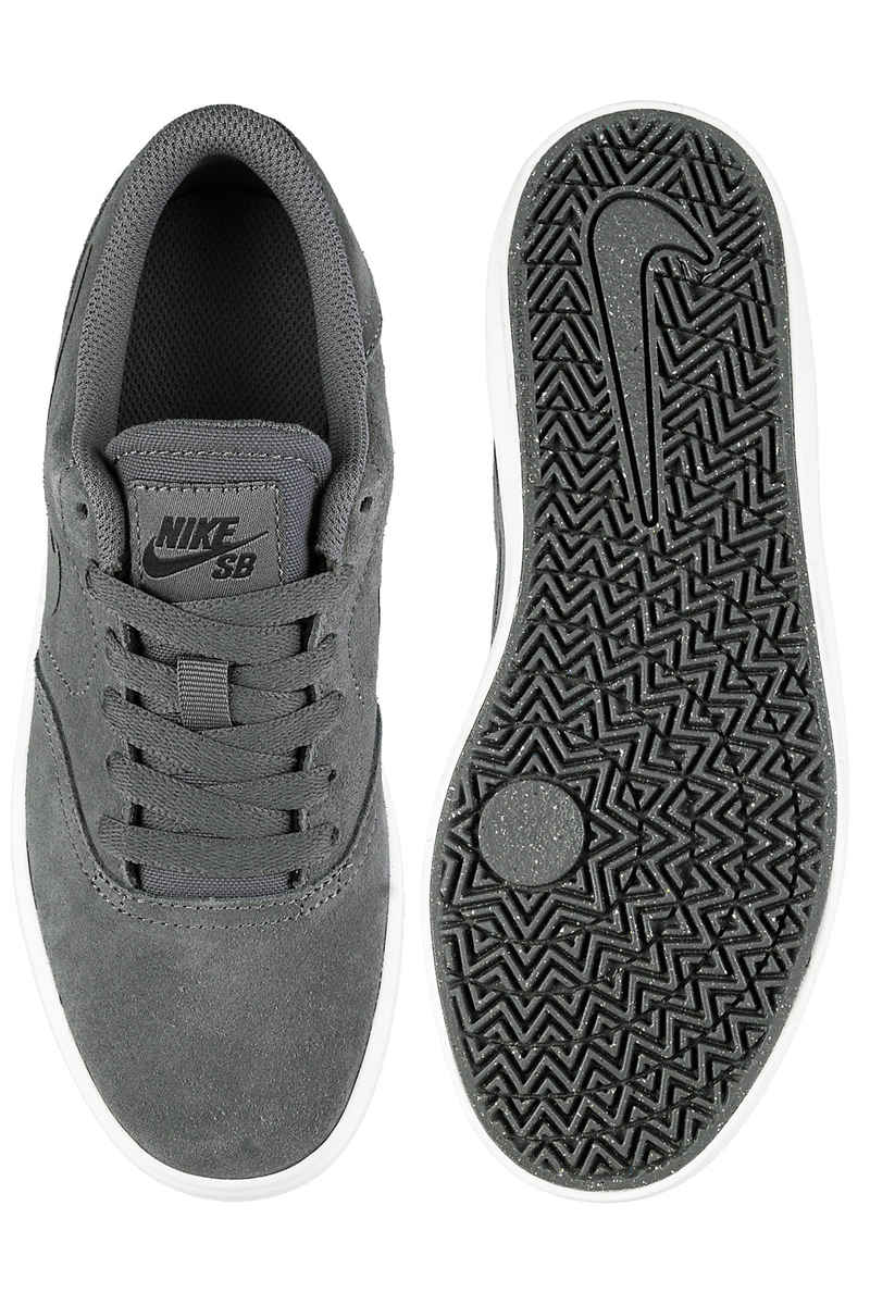 Nike SB Check Suede Shoes kids (dark grey summit white)