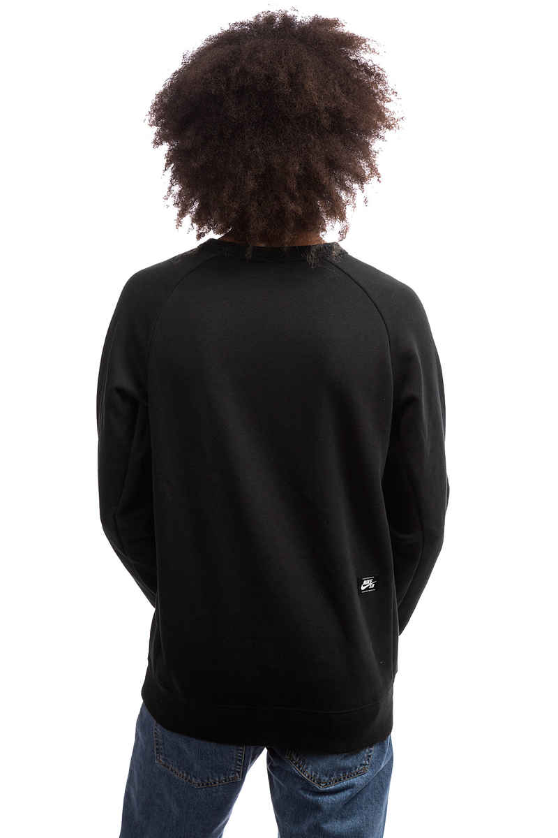 Nike SB Icon Crew GFX Sweatshirt (black white)