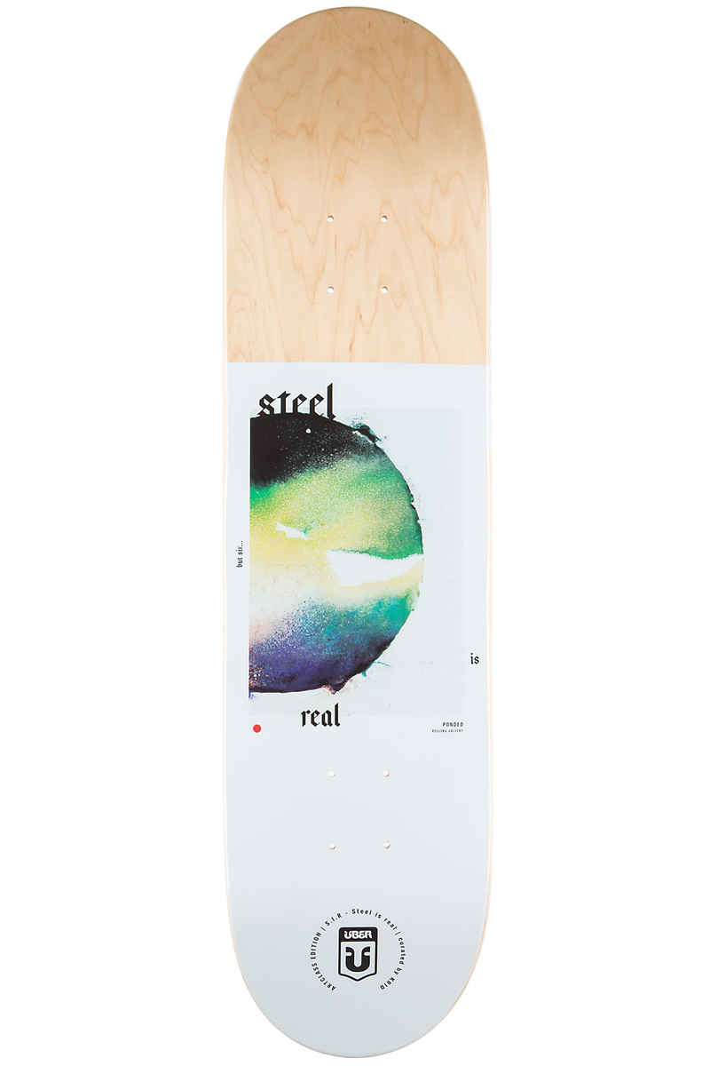 Über Skateboards Ponded Arts Series 8" Deck (multi)