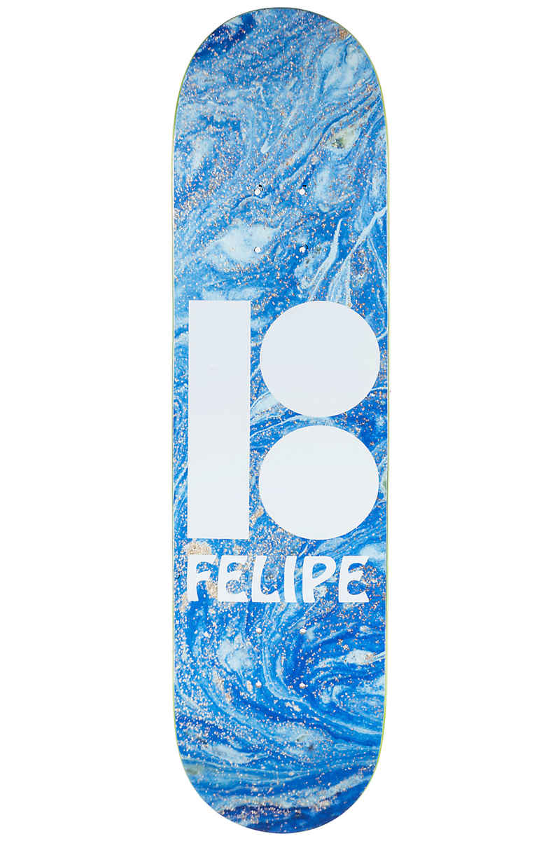 Plan B Gustavo Wavy BLK ICE 8" Planche Skate (blue)