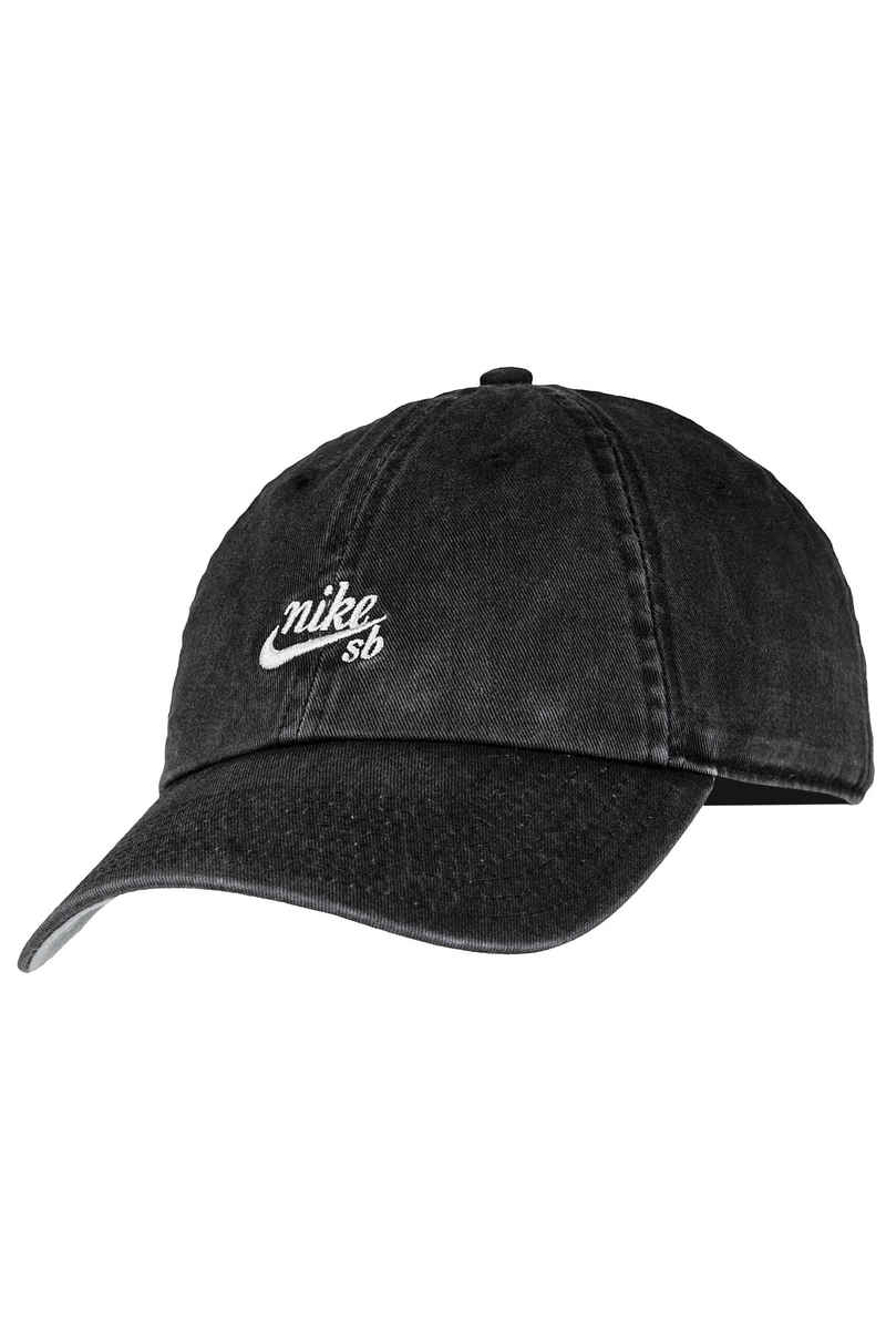 Nike SB Heritage86 Icon Strapback Cap (black wolf grey)